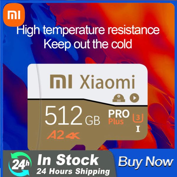 Cartes Xiaomi Card Flash High Spee Speed Class10 SD / TF pour Smartphone SD Memory Carte Mini TF Carte pour téléphone V30 pour le téléphone / Xiaomi