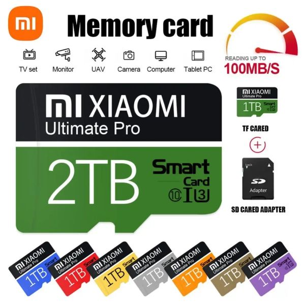 Tarjetas Xiaomi Tarjeta de memoria Micro Alta velocidad SD Flash 128 GB A2 4K HD 1TB Mini TF TF SD para Cam Gopro Dji Nintendo Switch TF TF