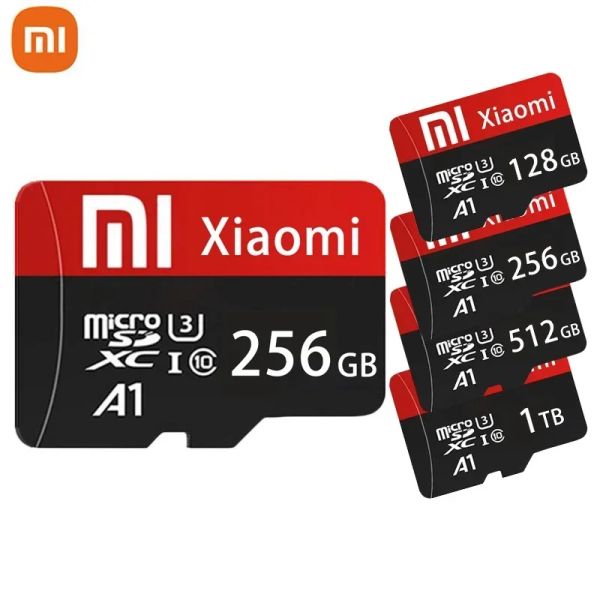 Tarjetas Xiaomi Micro SD Tarjeta A1 Clase 10 2TB Smart Flash High Speed SD TF Memory Card 1TB 128GB 256GB Cartao de Memoria para teléfono/cámara