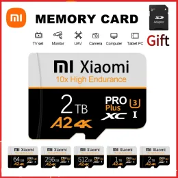 Kaarten Xiaomi Originele 2TB Micro SD -kaart Klasse10 Hoge snelheid Micro SD 1 TF TF SD Memory Card Mobiele telefoon Computer Camera Memory Card
