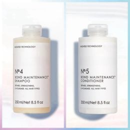 CARE 1 / 2PCS N ° 4/5 Réparation de revitalisant du shampooing Eaux endommagés lisses hydratantes Nourrissantes Améliorer les réduits à sec réduits plus doux 250 ml