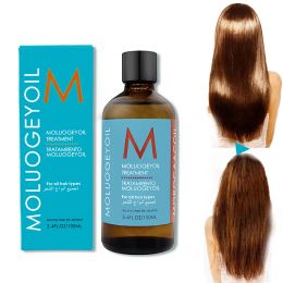 Soins 100 ml marocain empêcher le produit de perte de cheveux lavage gratuit huile essentielle de cheveux lisses faciles à utiliser les soins de cheveux allaiter mâle et femelle