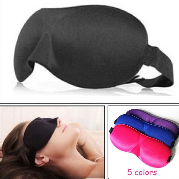 CARE 1PCS 3D Masque de sommeil Natural Sleeping Eye Mask Cover Cover Shade Eye Patch Femmes Hommes Soft Portable Bounke Roll Travel Eyepatch