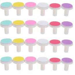 Care 20Pcs Nail Baby File Pads Trimmer Replacement Grinding Head Pad Electric Clippers Heads Disc Sandpaper Infantnewborn Polish Toe