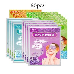 CARE 20pcs Masque de sommeil jetable masque oculaire à vapeur à la vapeur Eyepatch chaud à oreilles chaudes soulage la fatigue Eyes Spa Sleep Health pour rentrer à la maison