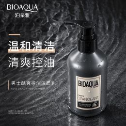 Soins Bioaqua Man Nettoyage de confinement cool Eau en profondeur Eause embellisseuse hydratante nettoyant Salubrious OilControl Men