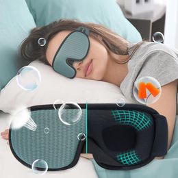 Soins bloquant le sommeil de sommeil léger Masque à la nuance de voyage rembourré doux repos détente endormi les yeux bands œil couvercle de sommeil Masque de sommeil