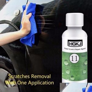 Produits de soins 20 ml Car Polish Paint Paint Scratch Repair Agent Polishing Wax Rebating Kit HGKJ-11 Drop Livrot Mobiles Motorcycles Nettoyage DHKT1