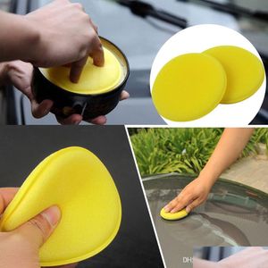 Zorgproducten Zorgproducten 12 -st Schuim Sponge Wax Wax Applicator Pad Cars Voertuig Glasreiniging Sponzen Polijstdruppel Afgifte 2 DH1YN