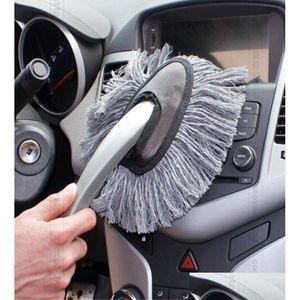 Produits de soins Mtifonctionnel Voiture Duster Nettoyage Saleté Poussière Propre Brosse Outil De Dépoussiérage Vadrouille Gris Top112437913 Livraison Directe Automobiles Mot Otiox