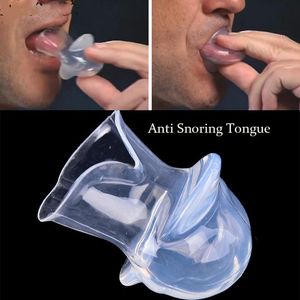 Terbe de soins anti-ronflement Dispositif médical Silicone anti-snore Appnea Aid Tongue Tongue Anti-bouche Anti-bouton