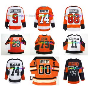 Carer Har Owen Tippe 00 Griy Flyers Hockey Jersey Reverse Rero Ivan Provorov Travis Konecny Eric Lindros Sean Couurier Cam York Nicolas Deslauriers 9744