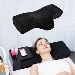 Cares Otros cuidados del cabello Almohada de pestañas de espuma viscoelástica para extensión de pestañas Curva ergonómica Mejorar las almohadas de salón suaves cervicales Maquillaje Ext de pestañas