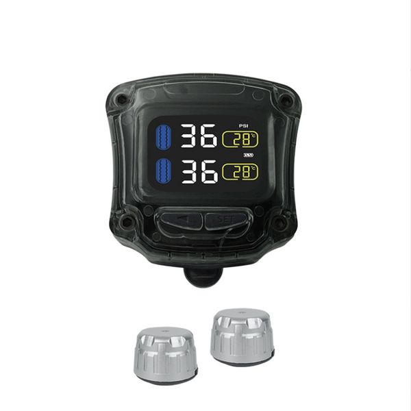 CAREUD M3-B Sistema inalámbrico de monitoreo de presión de neumáticos TPMS para motocicletas TPMS Sensor de presión de neumáticos para motocicletas Carga rápida