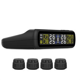 CAREUD SOLAR TPMS T881 Bandendrukmonitor 4 Externe sensoren Bandendruk draadloos alarm Cecurity System