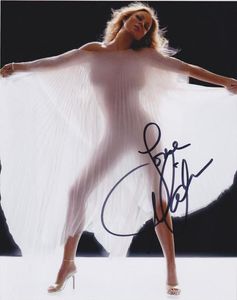 Carey ondertekende handtekening Gesigneerde autofoto