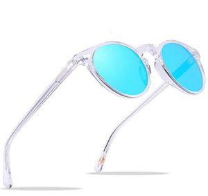 Carfia zonnebrillen gepolariseerde klassieke ronde retro frame zonnebril voor vrouwen mannen rijden brillen 100 UV400 bescherming 52882974328