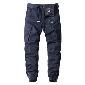 Pantalon Cargo hommes Hip Hop Streetwear pantalon de survêtement pantalon de mode multi-poches décontracté survêtement s pantalons de survêtement hommes pantalons 220108