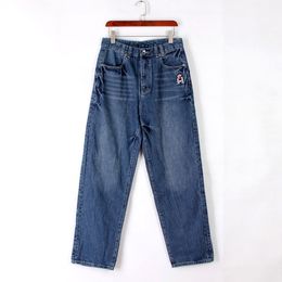 Vrachtbroek heren jeans streetwear hiphop broek broek aangepaste heren ontwerper heren slanke rechte jeans gewassen casual dagelijkse outfit broek maat 30-46