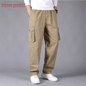 Pantalones de carga Pantalones para hombres Pantalones de estilo militar de ropa de marca Hombres 220118