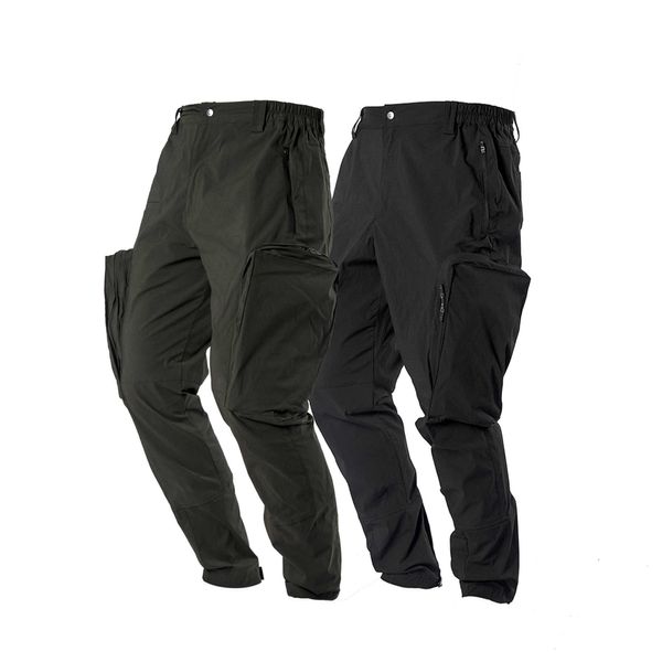 Pantalon cargo poches latérales larges poche cachée fermetures à glissière ykk élève voyage techwear streetwear futuriste esthétique X0723