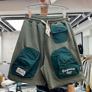 Cargo Shorts Jogger Taille Plus Pour Hommes Femmes Cordon Plus De Poches Pantalons Courts Vêtements Hommes