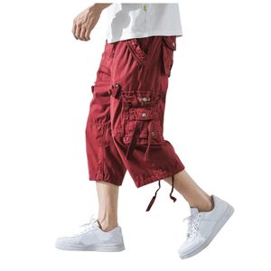 Cargo Shorts Mannen Cool Camouflage Zomer Katoen Casual Mannen Korte Broek Merk Kleding Comfortabele Camo Mannen Cargo Shorts 240320