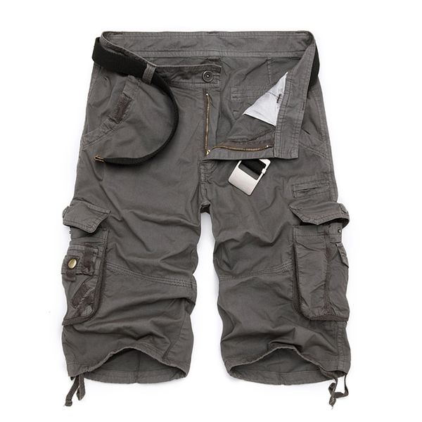 Cargo Shorts Hommes Cool Camouflage Été Coton Casual Hommes Pantalons Courts Marque Vêtements Confortable Camo Hommes Cargo Shorts 210720