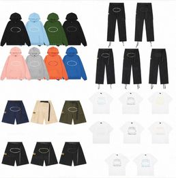 Cargo Shorts Pantalons Hommes Pantalon Moins Deux Cargos Pantalon de créateur Street Wear Hip Hop Pantalon imprimé militaire rétro multi poches droite lâche couple W2ba #