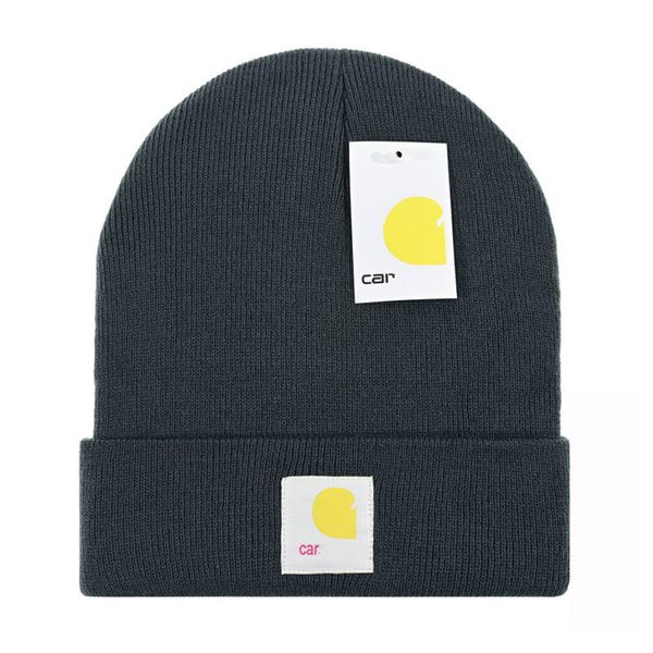 Carhar Beanie Hat Canadá Gorro de punto Gorro de lujo Hombres y mujeres Sombreros mezclados bordados unisex Alta calidad al aire libre Cálido sin ala 678