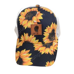 Carharrt Cap Designer Top Quality Hat Nouveau Sunflower Baseball Hat Dome Imprime Summer Sunshade Suncreen Hat Spring and Summer