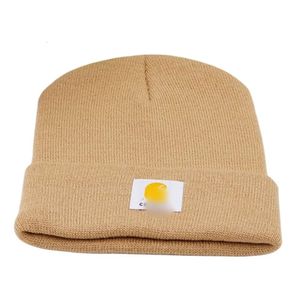 Carharrt chapeau de haute qualité en laine tricotée automne et chapeau d'hiver Protection d'oreille décontractée chaude