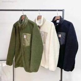 Carhart Manteaux Hommes Vestes Designer Veste Polaire Épais Chaud Vers Le Bas Classique Rétro Couple Modèles Agneau Cachemire Manteau D'hiver Survêtement