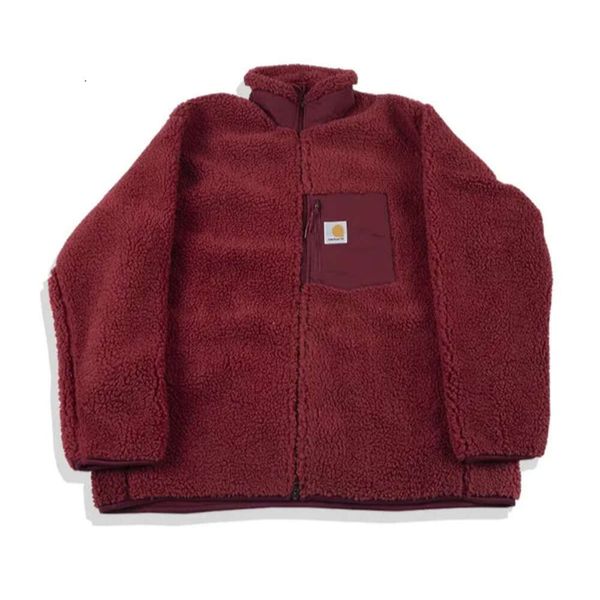 Carhart Abrigos Chaquetas para hombre Chaqueta de lana de diseñador Grueso Cálido Abajo Clásico Retro Modelos de pareja Cordero Abrigo de lana de cachemira Pareja Ropa de abrigo de invierno Carharttlys cw