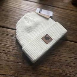 Carhart Designer Artist Hats Muts voor heren en dames Herfst Winter Thermisch gebreid Corhart Gebreide wollen muts Plus fluwelen pet Dikker masker Franje 1QTCS