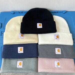 Carhart Designer Chapeaux Bonnet Pour Hommes Et Femmes Automne Hiver Thermique Tricot Chapeaux Tricoté Laine Chapeau Plus Casquette De Velours Classique Sport Couleur Unie Unis Cadeau