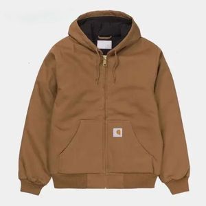 Carhart Designer Mens Sweat à capuche Femmes Demi Plckket Zipper Hoodys Vestes Épaississement Sportwear Sweatshirts Lâche Classique Carhartts Veste