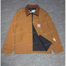 Carhart Designer-Herrenjacken, dicke Detroit-amerikanische Arbeitskleidung, Baumwolljacke, Männer, Frauen, Paar, Mantel, lockeres Design, 6623ess