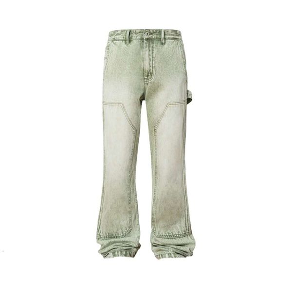 Pantalons de créateurs Carhart Pantalons de créateurs de qualité supérieure américains B01 industrie lourde lavé singe épaissi vieux vêtements de travail pantalons de gravure sur bois jeans pour hommes