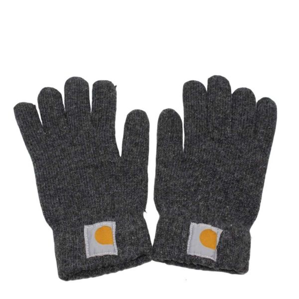 Carhart Gant De Luxe Coupe-Vent Chaud Top Qualité Tricoté Hiver Cinq Doigts Gants Pour Hommes Femmes Couples Étudiants Garder Au Chaud Mitaines À Doigts Complets Doux