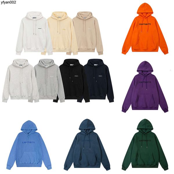 Carhart Sudadera con capucha Diseñador Hombres Sudadera Tech Sudadera con capucha Mujeres Suéter con capucha Sudadera con capucha Estilo de pareja Chaqueta con capucha Sudaderas con capucha sueltas Diseño transpirable Carharttlys 3j1k