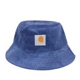 Carharttlys Cap Designer Top Kwaliteit Hoed vaste kleur schaduw Katoen emmer hoed brede rand hoeden mannen vrouwen buiten hiphop visser cap casual