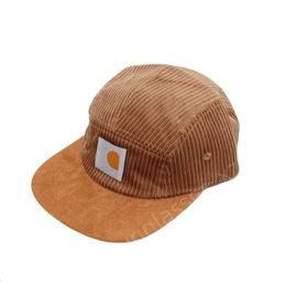 Carharttlys Cap Designer topkwaliteit hoed voorjaar herfst corduroy honkbal cap voor vrouwen mannen unisex vintage solide snapback hoeden winter verstelbare buitensporthoed