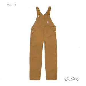 Carharttlys Designer Jeans Topkwaliteit Herfst/Winter Werkkleding Denim Overalls Losse paar Casual broeken Broek met rechte pijpen voor mannen en vrouwen 7842 706