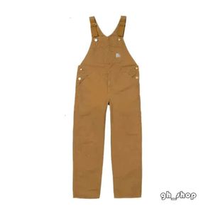 Carharttlys Designer Jeans topkwaliteit herfst/winter werkkleding denim overalls losse casual broek rechte been broek voor mannen en vrouwen 7833