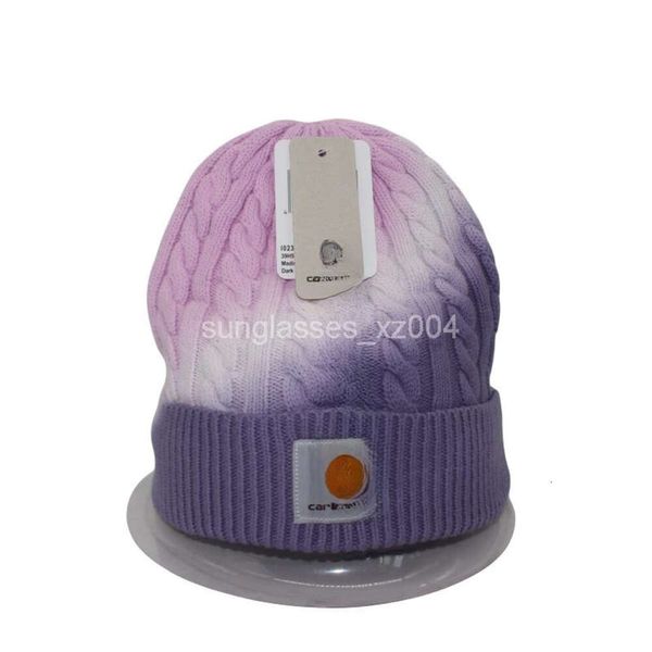 Carharttlys Hat Designer Qualité d'origine Qualité de coton teinté de coton Coton Chapeau de laine d'automne et de pâte frite hivern
