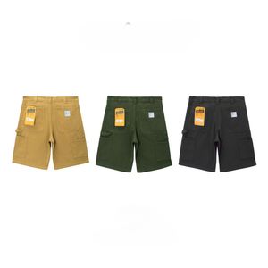 Carharttss Pantss Diseñador Shorts Luxury Fashion Man Workwear Mens Summer Lo suelto Capris Beach Sports delgada