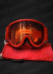 Cariboo Smith OTG 3 Color Ski Goggles Antifog Dubbele lens Ride Worker Snowboard Goggle Size 19105cm4240169