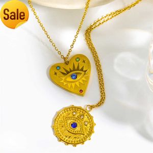 Carline gros nouveau Design Moissanite Eye collier pour femmes bijoux plaqué or 18 carats S925 bijoux en argent pour cadeau chaîne collier