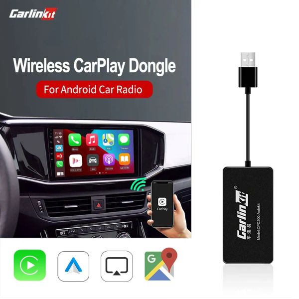 Carlinkit – adaptateur CarPlay sans fil, USB, Dongle filaire Android Auto, pour écran Android de rechange, Ariplay Smart Link Mirro ZZ